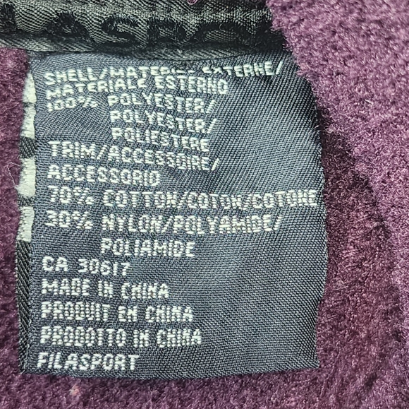 Fila Sport Women's Colorblock Half-Zip Fleece Sweater Small - Picture 10 of 11